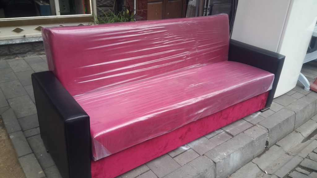 Spot Pembe Çekyat Kanepe