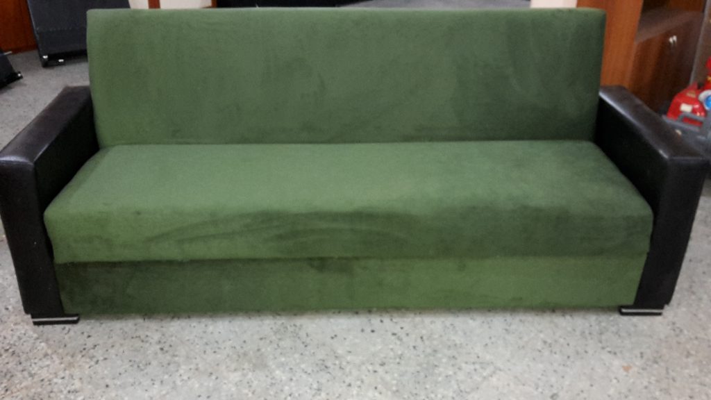 Spot Yeşil Çekyat Kanepe