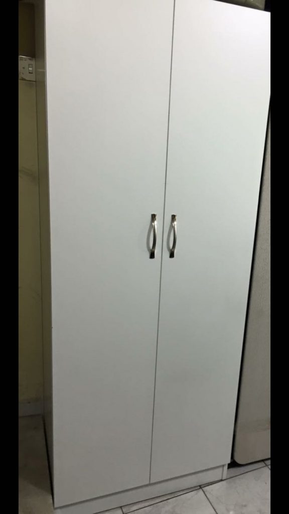 Spot Beyaz İki Kapılı Gardırop